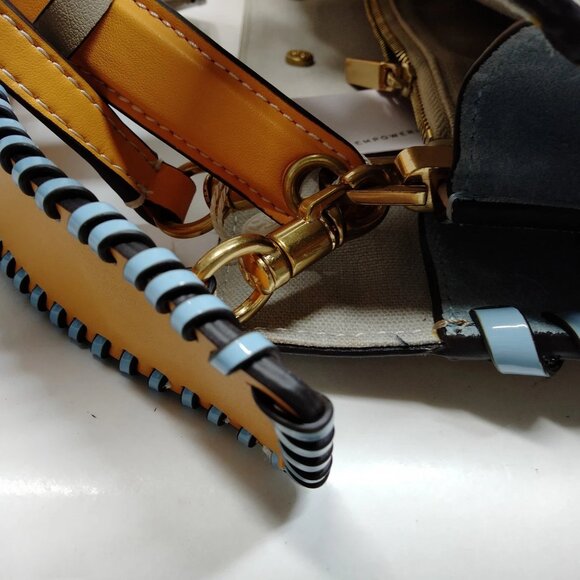 Authentic TORY BURCH Beige Leather Hand Bag mon364-111125 - Picture 6 of 16